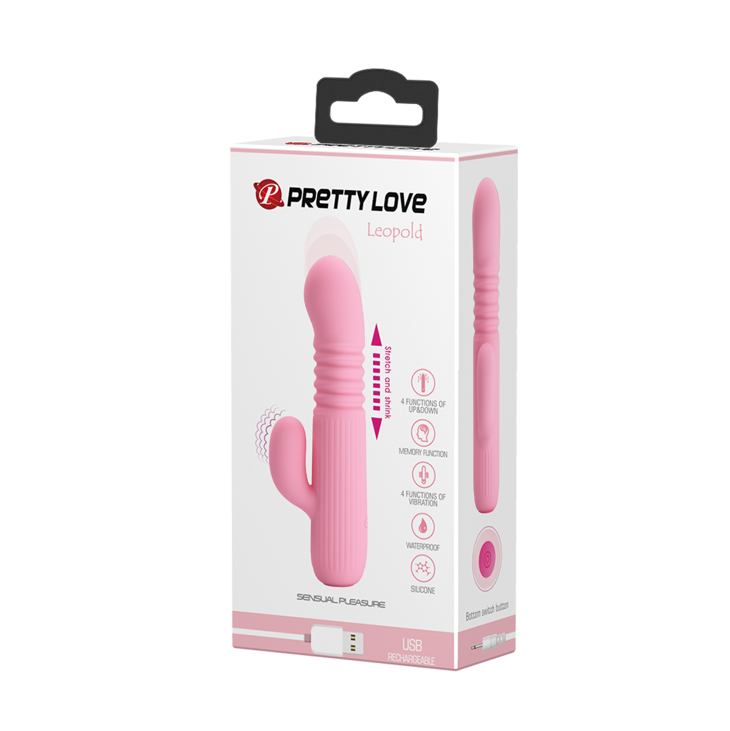 Dương Vật Giả Rung Thụt Mini - Pretty Love Leopold 11 Dương Vật Giả Rung Thụt Mini - Pretty Love Leopold