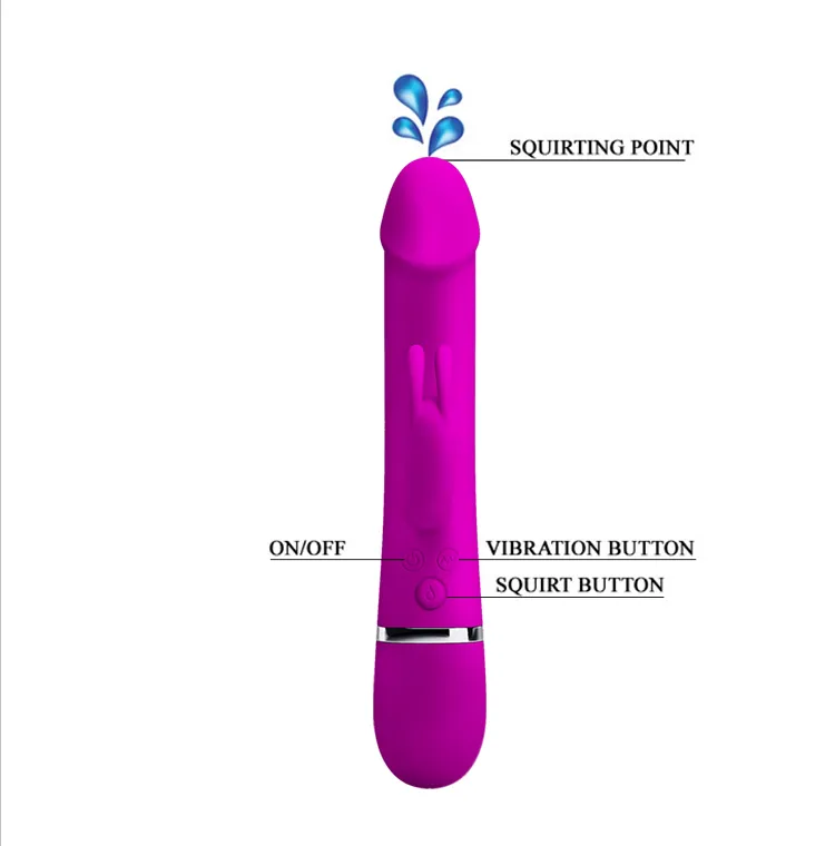 Dương Vật Giả Pretty Love Henry Bắn Tinh 12 Chế Độ Rung Dùng Sạc 23 BW 066005 06