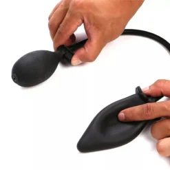 Large Inflatable Anal Plug Real Dildo Air Pump Anal Dilator for Couples 2