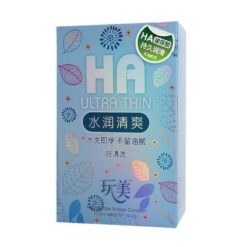Bao Cao Su HA Ultra Thin Hộp 100 Cái – Siêu Mỏng, Nhiều Gel Bôi Trơn, Tăng Cảm Giác Khi Yêu