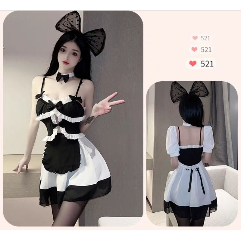 Váy Cosplay Nàng Hầu Đồ Ngủ Quyến Rũ 4 Váy Cosplay Nàng Hầu Đồ Ngủ Quyến Rũ