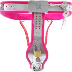 Đai Trinh Tiết Nữ Thép Không Gỉ Viền Silicone 2 Loại Tấm Chắn