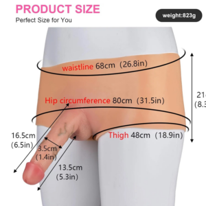 Dương Vật Giả Liền Quần Cho Les Dài 16,5cm Thiết Kế Ôm Sát