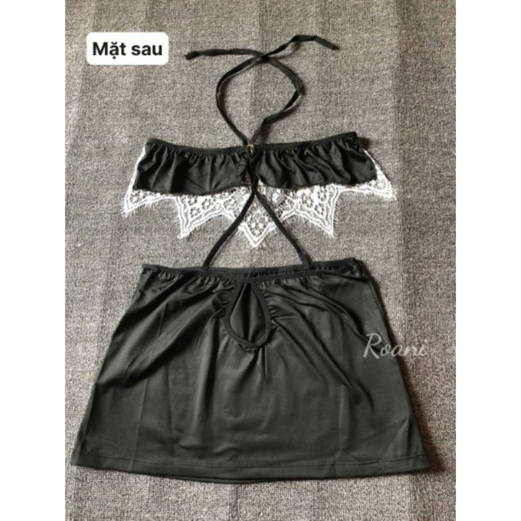 Váy Cosplay Thư Ký Phối Ren Quyến Rũ 3 Váy Cosplay Thư Ký Phối Ren Quyến Rũ