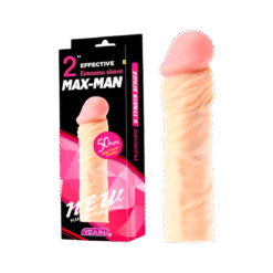 Bao Cao Su Đôn Dên Max Man Dài Thêm 5cm – Gân Nổi Quanh Thân