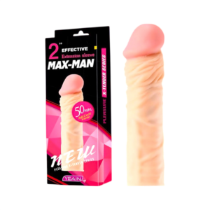 Bao Cao Su Đôn Dên Max Man Dài Thêm 5cm – Gân Nổi Quanh Thân