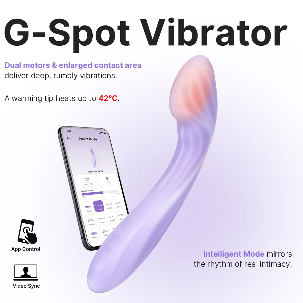 Máy Rung 2 Đầu Svakom Margot Sưởi Ấm Kích Thích G-Spot Điều Khiển App 28 Svakom Margot 1