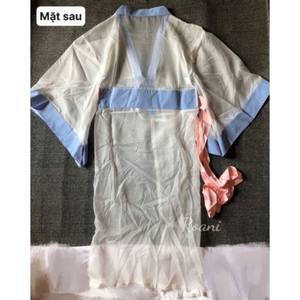 Áo Choàng Ngủ Voan Cổ Trang Quyến Rũ 3 Áo Choàng Ngủ Voan Cổ Trang Quyến Rũ
