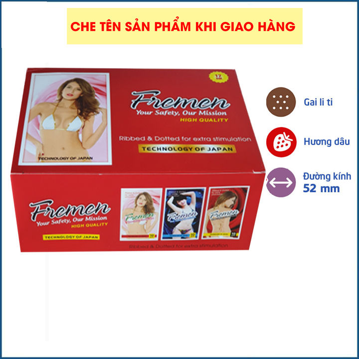 Bao Cao Su FREMEN Hộp 120 Cái - Bao Dành Cho Gia Đình, Khánh Sạn 7 24883046 b65b 42a2 bf89 5152c4d9f1aa