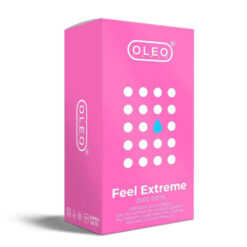 Bao Cao Su Oleo 0.02 Feel Extreme 2000 Gai Toàn Thân, Nhiều Gel - Hộp 10 Cái