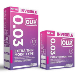 Bao Cao Su Oleo Lampo Invisible 0.03 – Siêu mỏng 0.03mm, Hương Nho Quyến Rũ