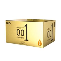 Bao Cao Su OLO 0.01 Vàng Gân Gai, Siêu Mỏng, Kéo Dài Thời Gian - Hộp 10 Cái