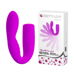 Máy Rung Tuyến Tiền Liệt Pretty Love Quintion 12 Chế Độ Rung Hình Chữ U Chống Nước