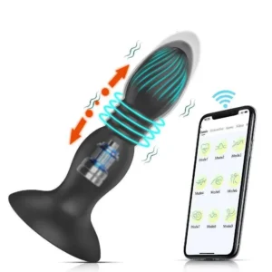 Plug Rung Thụt GS463 Máy Massage Tuyến Tiền Liệt Điều Khiển App Bluetooth