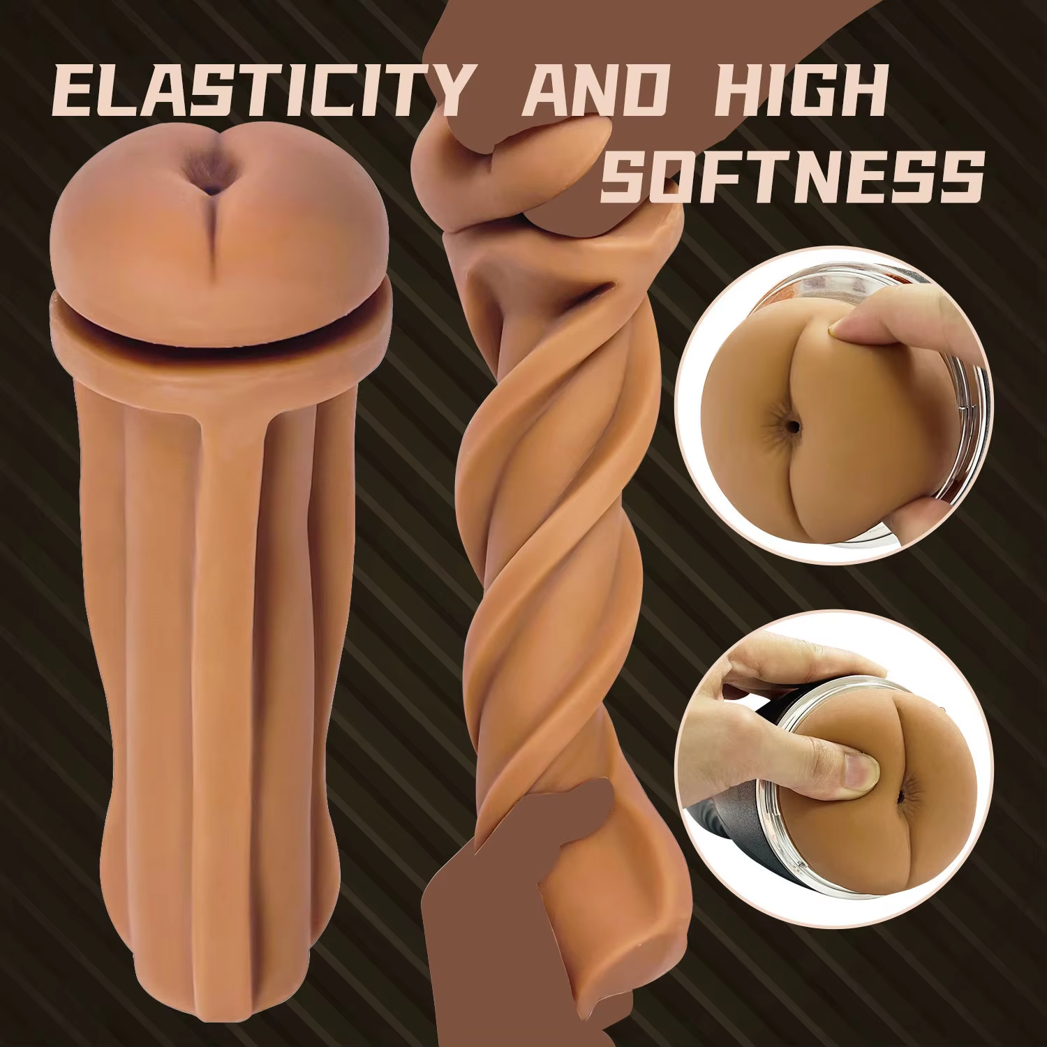 Cốc Thủ Dâm Hậu Môn Siêu Khít Silicone Mềm Mại, Gân Gai Kích Thích Tối Đa 6 Cốc Thủ Dâm Hậu Môn Siêu Khít Silicone Mềm Mại, Gân Gai Kích Thích Tối Đa