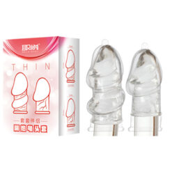 Bao Cao Su Đôn Dên Khúc Đầu Aichao Thin Hồng