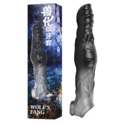 Bao Cao Su Đôn Dên Shi Niuniu Wolf's Fang Nanh Sói Dài Thêm 7cm Quai Đeo Chống Tuột