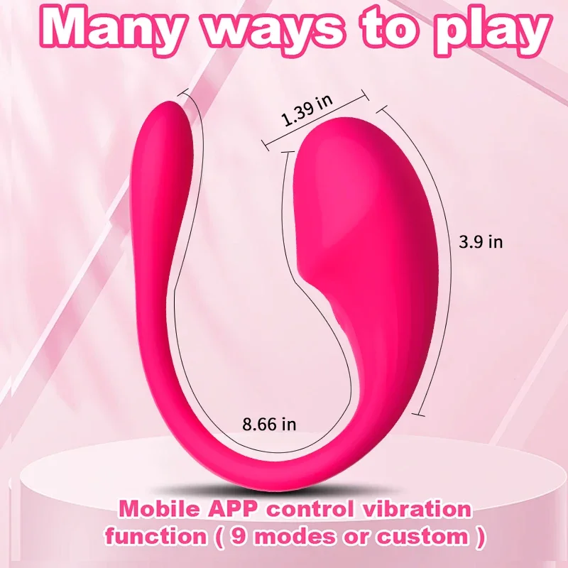 Trứng Rung Kết Nối Bluetooth Điều Khiển APP Massage Điểm G 9 Trứng Rung Kết Nối Bluetooth Điều Khiển APP Massage Điểm G