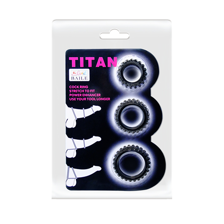 Bộ 3 Vòng Đeo Dương Vật Baile Titan Tăng Kích Thích, Chống Xuất Tinh Sớm 8 Bộ 3 Vòng Đeo Dương Vật Baile Titan Tăng Kích Thích, Chống Xuất Tinh Sớm