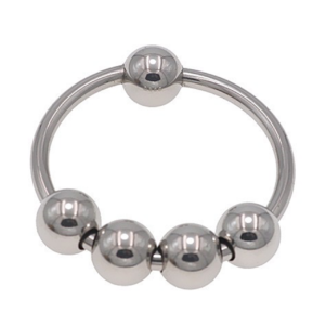 Vòng Đeo Dương Vật Inox 5 Bi 30mm