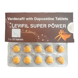 Thuốc LEVIFIL SUPPER POWER (Vardenafil 40mg và Dapoxetine 60mg)