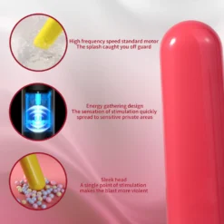 YEAIN MinivibratorstimulateorgrasmBurstcolorjumpeggVaginalclitoralvibrationmassager2