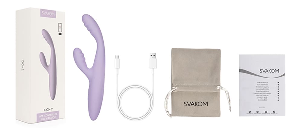 Máy Rung Kích Thích Điểm G Svakom Cici Plus 2, Sưởi Ấm 38°C, Điều Khiển App 2 Máy Rung Kích Thích Điểm G Svakom Cici Plus 2, Sưởi Ấm 38°C, Điều Khiển App