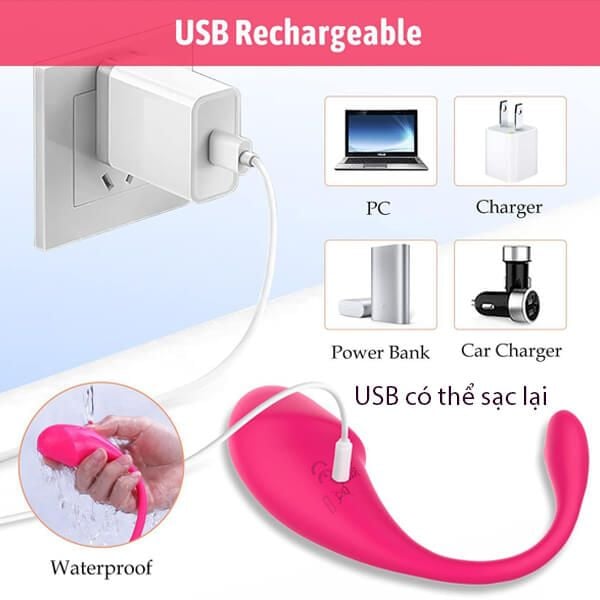 Trứng Rung Kết Nối Bluetooth Điều Khiển APP Massage Điểm G 25 trung rung ket noi bluetooth dieu khien app massage diem g 10 grande