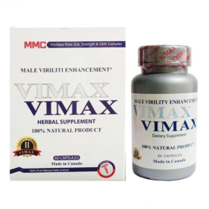 Vimax Hỗ Trợ Tăng Kích Thước Dương Vật & Sinh Lý Nam Hộp 60 Viên