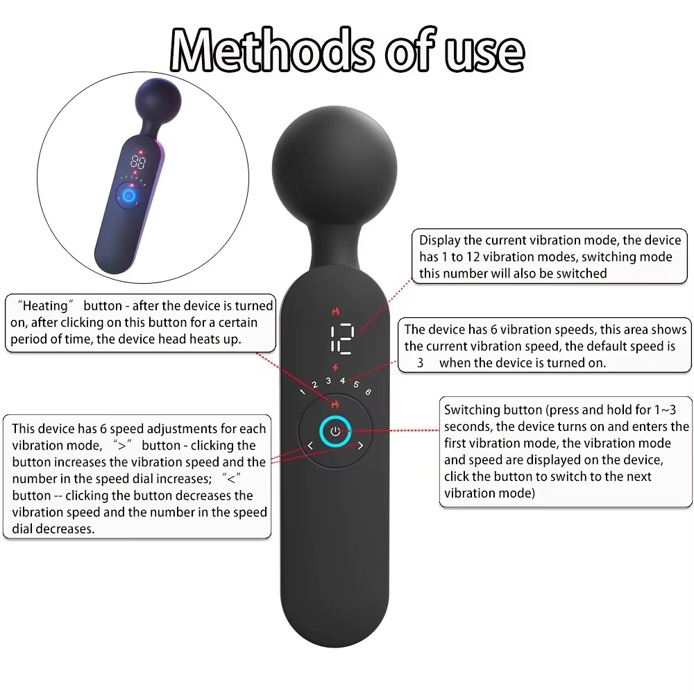 Máy Rung Ares Smart Vibrator Làm Ấm 42°C, Màn Hình LED Hơi Ấm Thật Sự Cho Tối Hai Người 2 Máy Rung Ares Smart Vibrator Làm Ấm 42°C, Màn Hình LED Hơi Ấm Thật Sự Cho Tối Hai Người