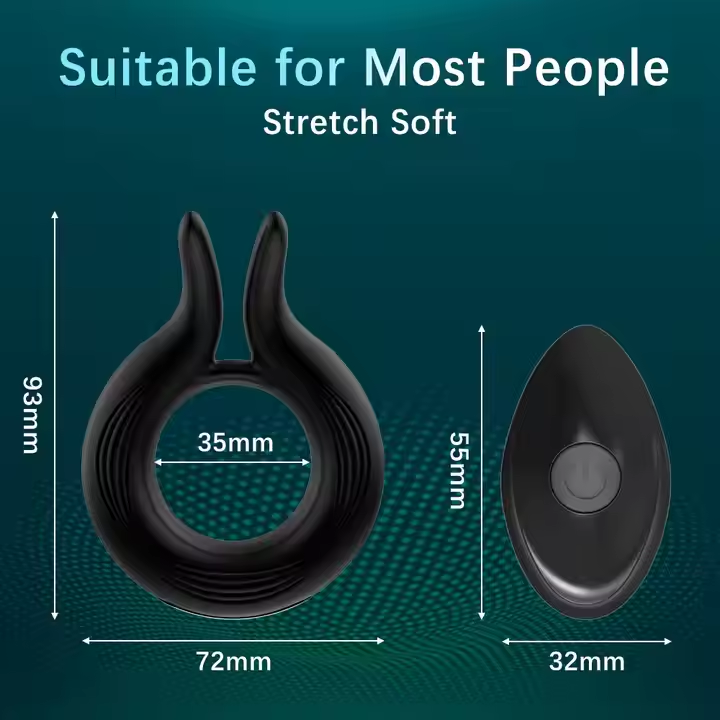 Vòng Rung Đôi Kích Thích Âm Vật 10 Chế Độ Sạc Từ Tính 4 Vòng Rung Đôi Kích Thích Âm Vật 10 Chế Độ Sạc Từ Tính