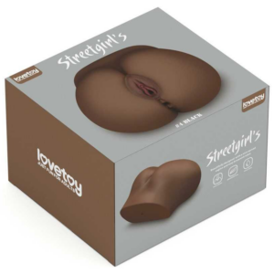 Lovetoy Streetgirl Torso Hông Da Đen Âm Đạo và Hậu Môn