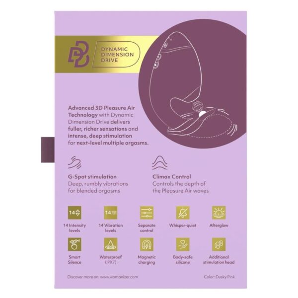 WOMANIZER NEXT DUO PINK womanizer next duo dual stimulator pink sex shop germasogia