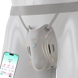 Máy Rung Đeo Quần Lót Nam Tăng Khối Phồng, 9 Chế Độ, Điều Khiển App