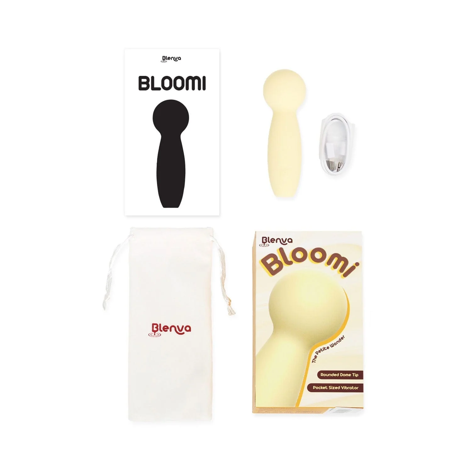 Chày Rung Mini Blenva Bloomi Nhỏ Gọn Bỏ Túi, Rung Mạnh 10 Chế Độ 14 Chày Rung Mini Blenva Bloomi Nhỏ Gọn Bỏ Túi, Rung Mạnh 10 Chế Độ