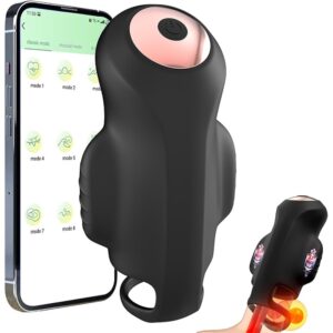 Máy Massage Dương Vật Điều Khiển App — Vòng Rung 9 Chế Độ, Khóa Tinh Hoàn, Gai Massage 360°