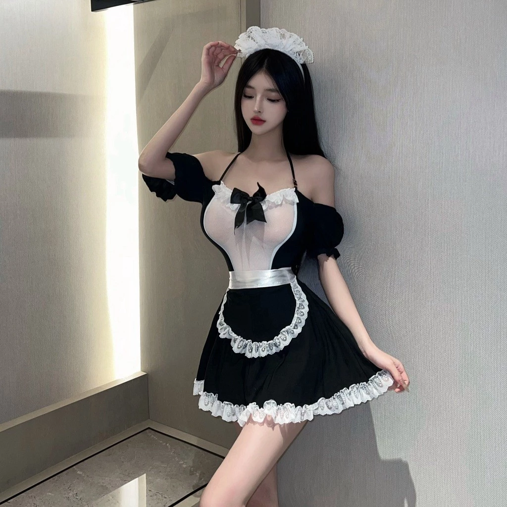 Đồ Cosplay Sexy Hầu Gái Hở Lưng Gợi Cảm Tinh Tế Váy Ngủ Maid Nàng Hầu Dáng Xoè Siêu Đáng Yêu Quyến Rũ - N870 2 Đồ Cosplay Sexy Hầu Gái Hở Lưng Gợi Cảm Tinh Tế Váy Ngủ Maid Nàng Hầu Dáng Xoè Siêu Đáng Yêu Quyến Rũ - N870