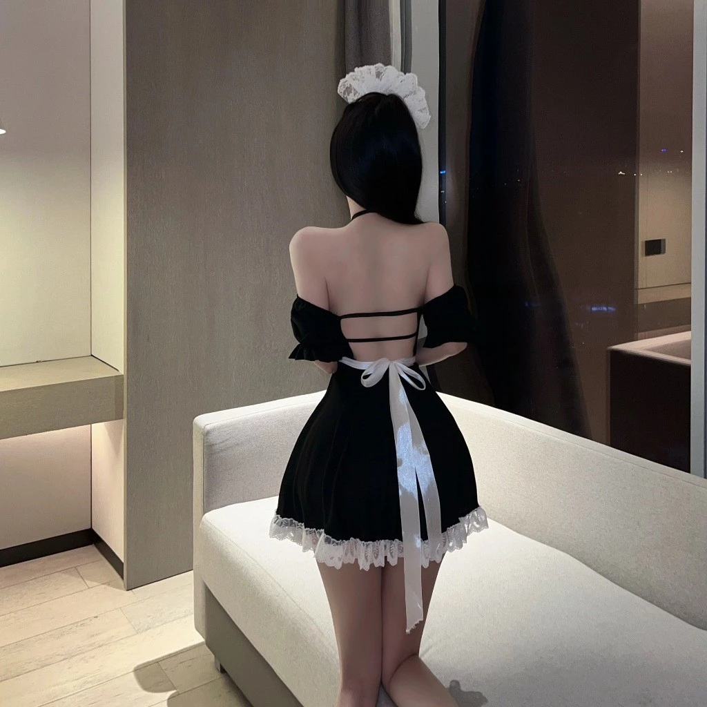 Đồ Cosplay Sexy Hầu Gái Hở Lưng Gợi Cảm Tinh Tế Váy Ngủ Maid Nàng Hầu Dáng Xoè Siêu Đáng Yêu Quyến Rũ - N870 13 sg 11134201 7rdxa mdssf81kg9a456