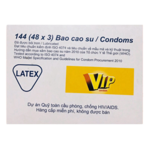 Bao Cao Su Vip Cho Gia Đình, Khách Sạn Hộp 144 Cái