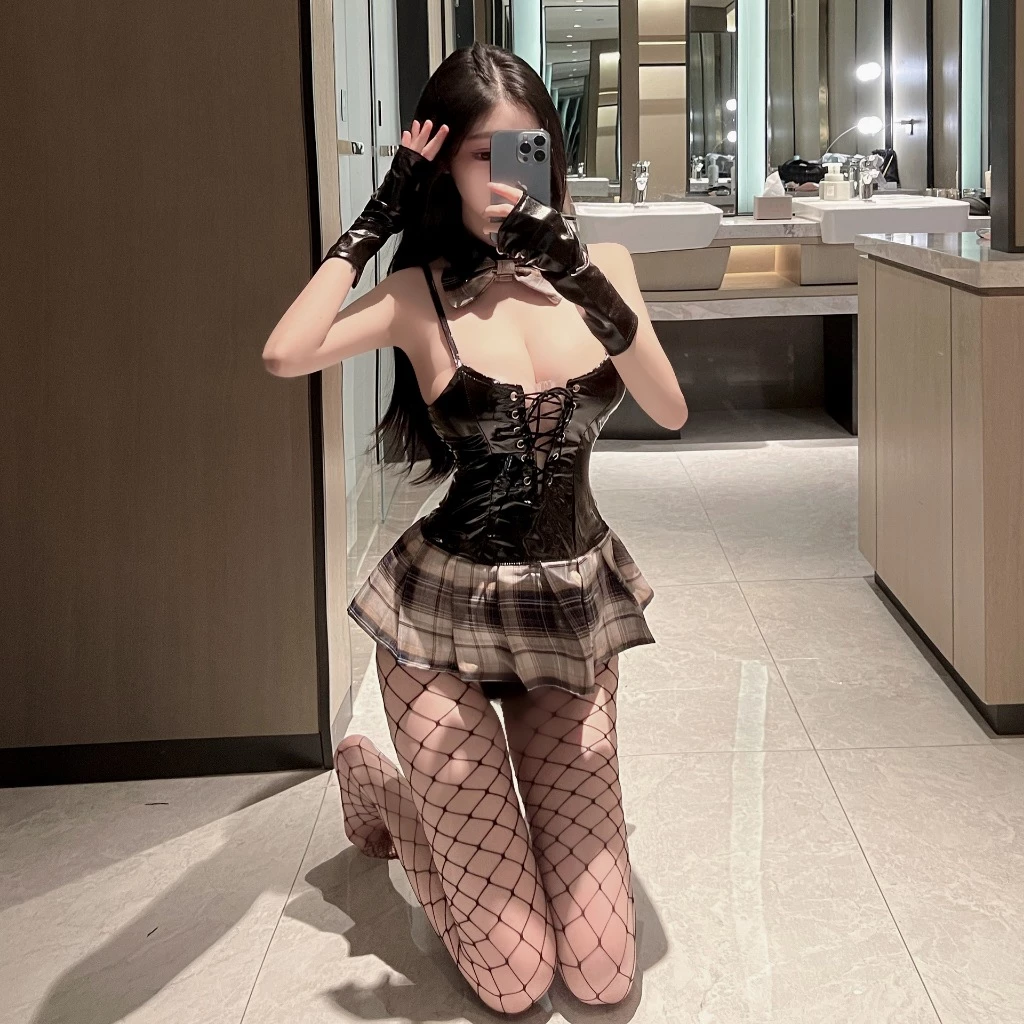 Cosplay Học Sinh Anime Nhật Bản Sexy Dễ Thương - N864 Nâu 3 Cosplay Học Sinh Anime Nhật Bản Sexy Dễ Thương - N864 Nâu