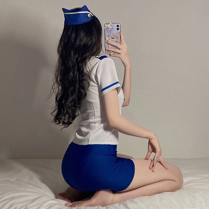 Cosplay Thủy Thủ Ôm Body Sexy Gợi Cảm Áo Croptop - N721 3 vn 11134207 820l4 mep9k7uhhrt041
