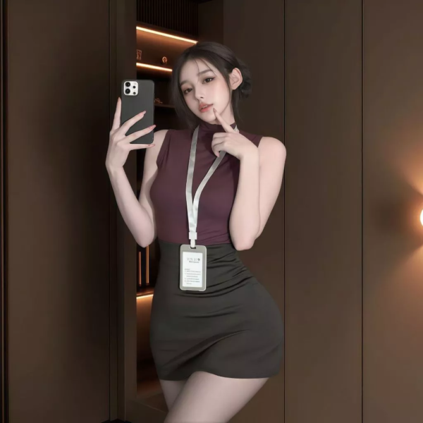 Cosplay Thư Ký Ôm Body Xinh Gợi Cảm Anime Quyến Rũ - Mẫu 15 2 vn 11134207 820l4 mf545iwvnehb31 11zon