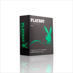 Bao Cao Su Playboy 3in1, Kéo Dài, Gân Gai, Siêu Mỏng - Hộp 3 Cái