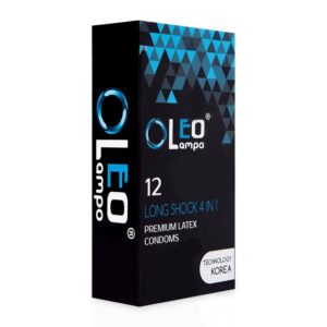 Bao Cao Su Kéo Dài Thời Gian Oleo 4in1 - Hộp 12 Cái