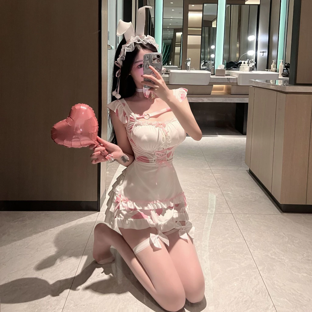 Cosplay Thỏ Ngọc Hồng Dễ Thương Kèm Phụ Kiện Cao Cấp Bonita Sexy Đáng Yêu - N334 Thỏ Hồng 4 Cosplay Thỏ Ngọc Hồng Dễ Thương Kèm Phụ Kiện Cao Cấp Bonita Sexy Đáng Yêu - N334 Thỏ Hồng