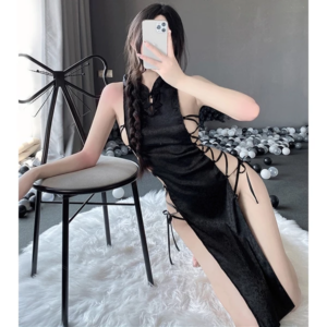 Đồ Cosplay Nữ Học Sinh Hầu Gái Gợi Cảm - N781 Đen