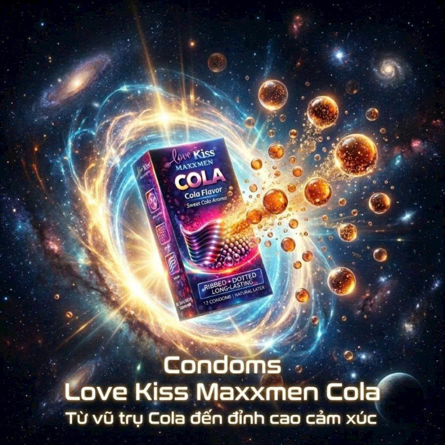 Bao Cao Su Love Kiss Maxxmen Cola Hộp 12 Cái – Gân Gai Kéo Dài Thời Gian, Hương Cola Ngọt Ngào 7 Bao Cao Su Love Kiss Maxxmen Cola Hộp 12 Cái – Gân Gai Kéo Dài Thời Gian, Hương Cola Ngọt Ngào