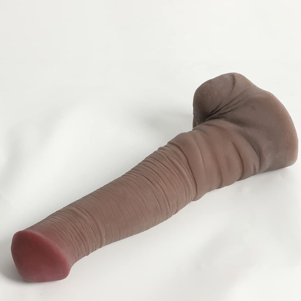 Dương Vật Giả Hình Ngựa Nâu Silicone Size L — Đế Hút, Dài 21cm 15 41PtayDctQL. AC SL1000