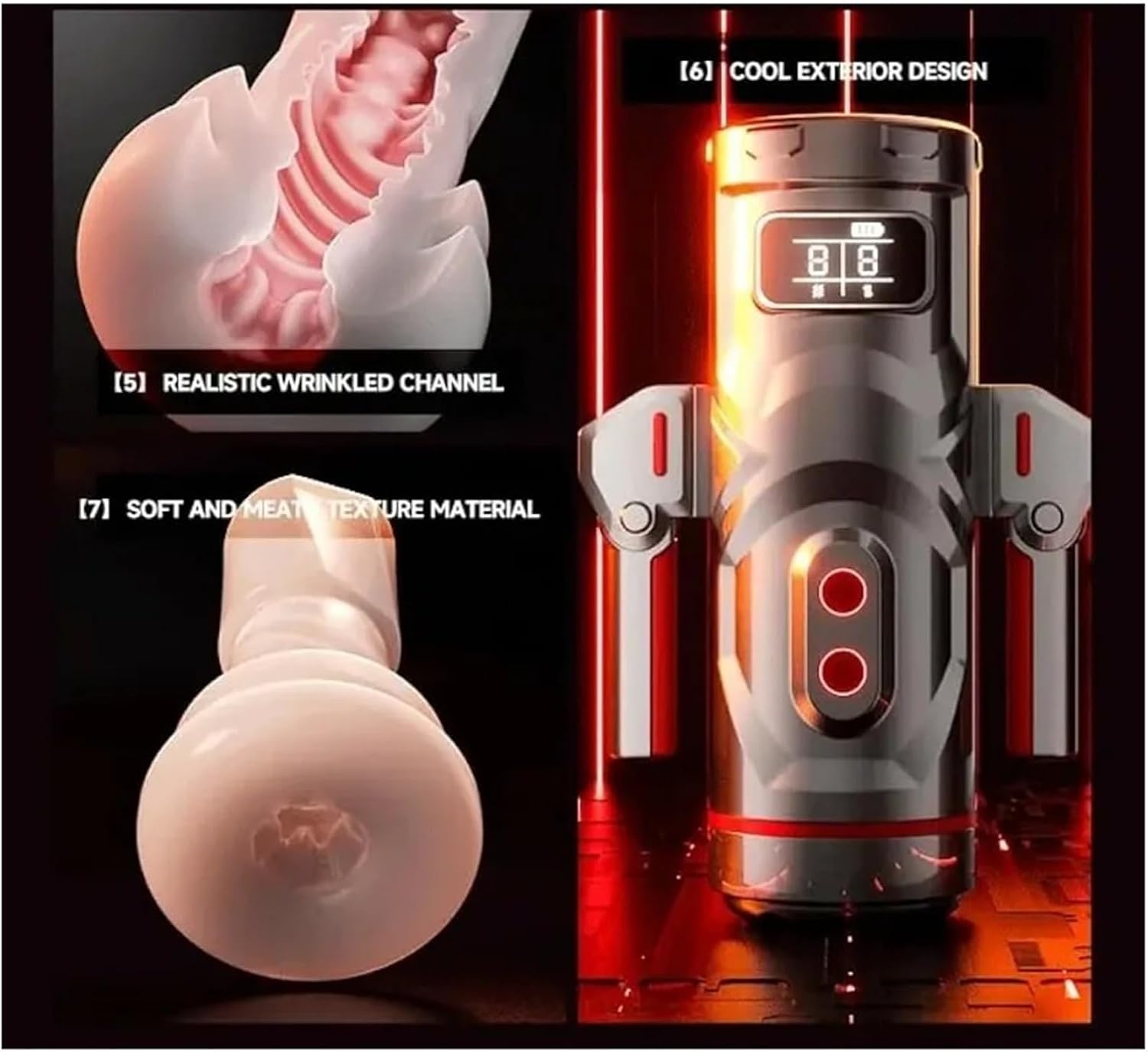 Máy Thủ Dâm JIUUY Warsoul Mech Cup Có Bạn Đồng Hành Biết Phản Hồi 21 61XA8N3iKcL. AC SL1500