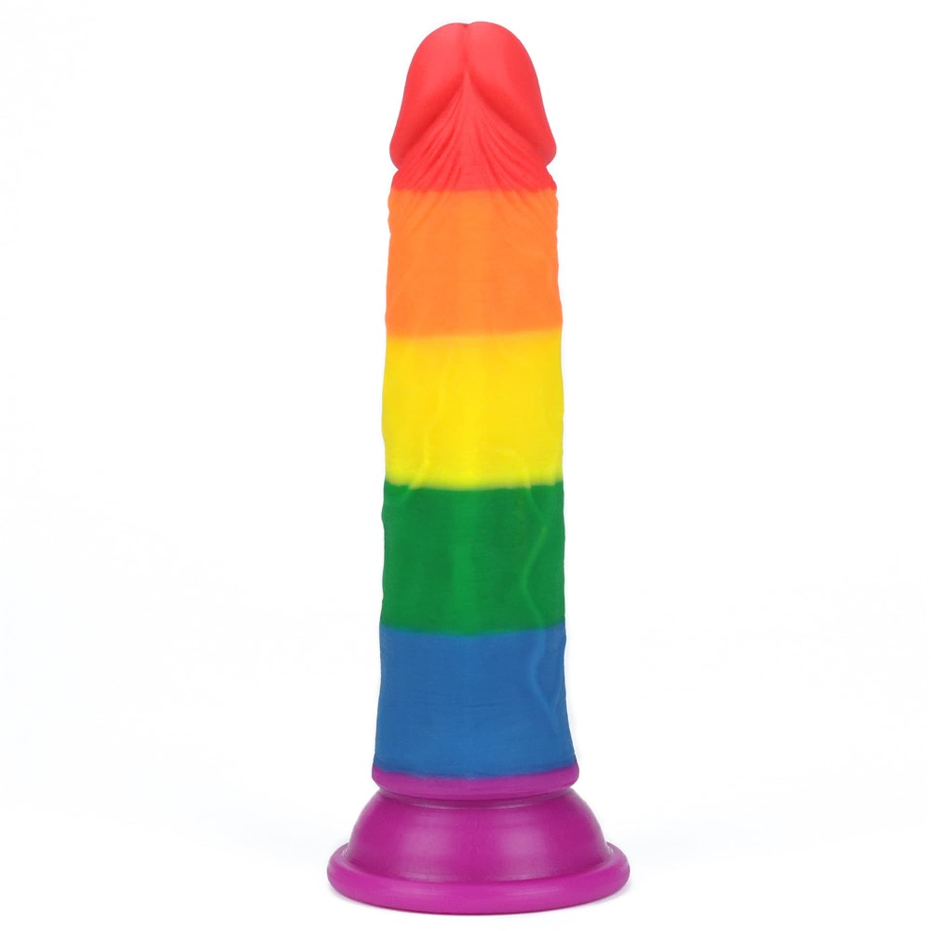 Dương Vật Giả Lovetoy Prider 7inch Đa Sắc Cầu Vồng, Đế Hút Mạnh 25 7 prider dildo 2